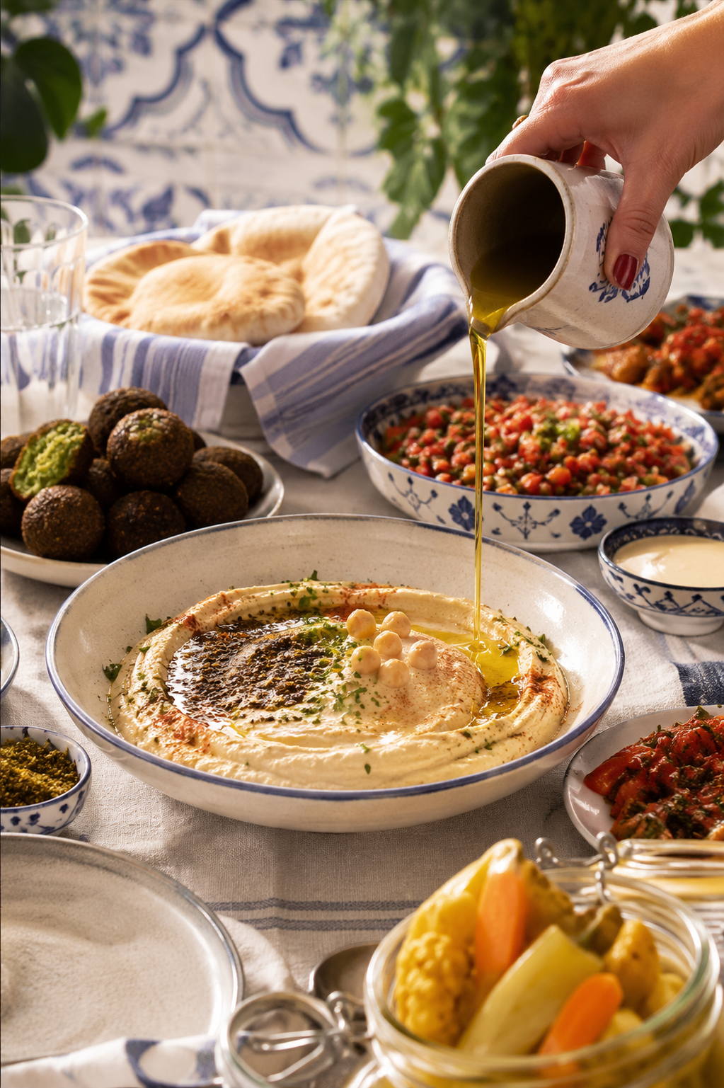 Falafel sobre pita